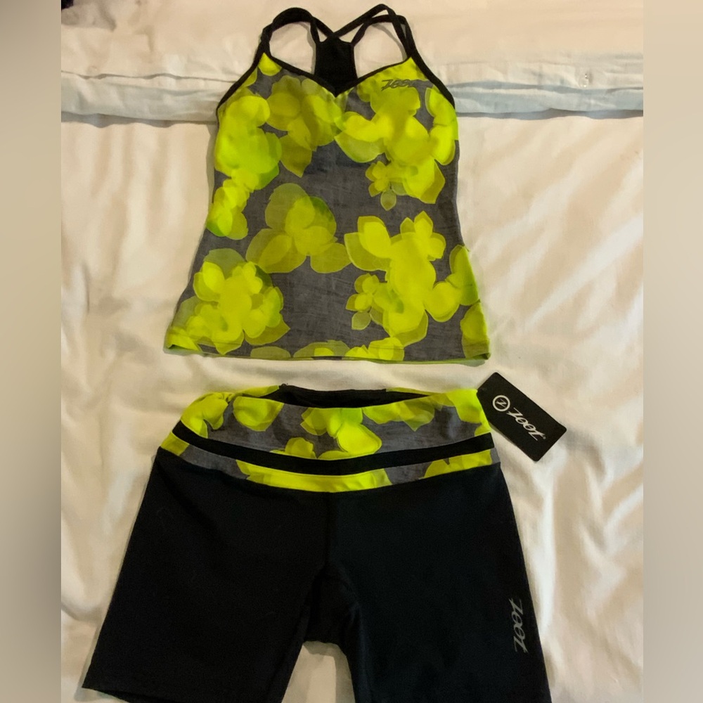 Zoot Neon Yellow and black Activewear Set